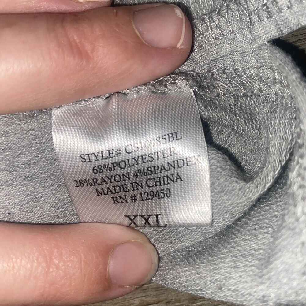 Como Vintage 2XL Gray Pullover Short sleeve Shirt - Picture 3 of 5